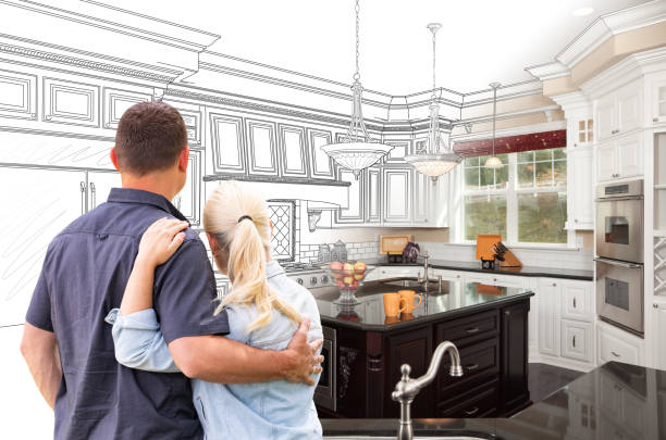 Professional Cabinet Installation technician working in Hobart, WI
